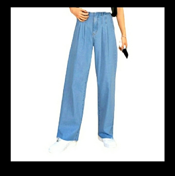 NWT! High Waist Light Wash Cropped Ankle Jeans, Size: 28 - Picture 8 of 9